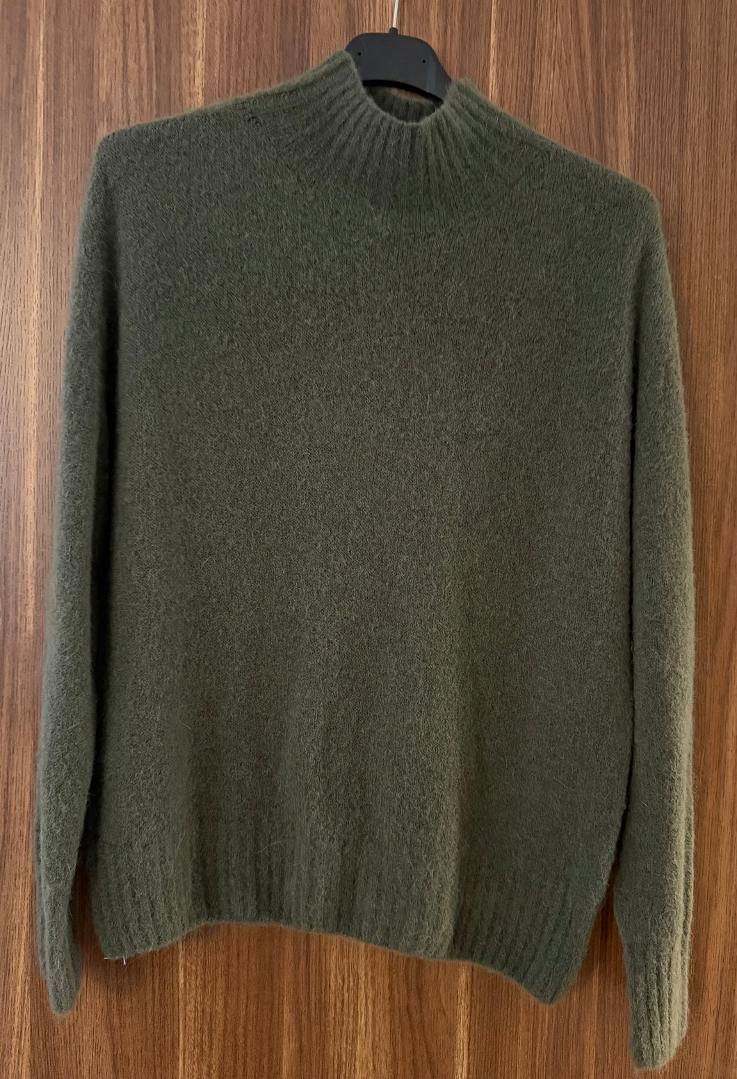Alpaca mix fluffy knit jumper