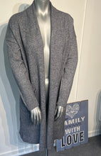 Load image into Gallery viewer, Grey long star cardigan
