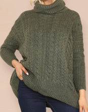 Load image into Gallery viewer, CABLE KNIT ROLLNECK JUMPER
