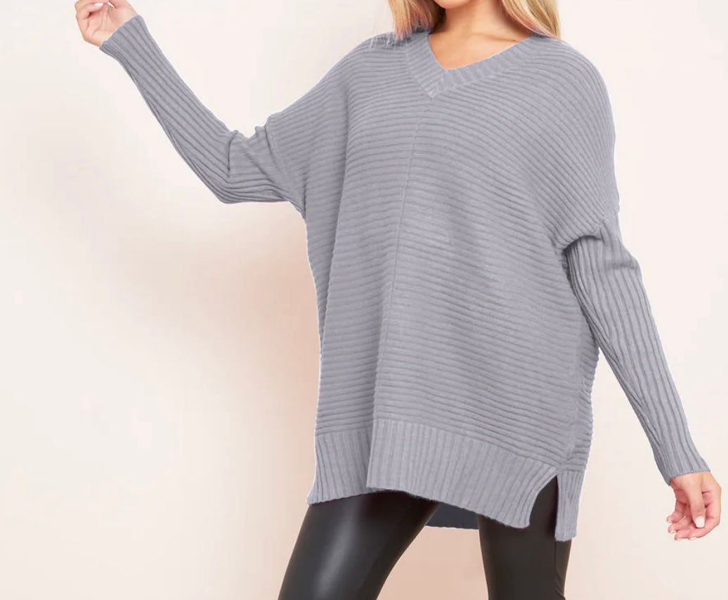 SIDE SLIT PATTERN JUMPER