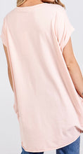 Load image into Gallery viewer, Pink Two Pocket Oversized Necklace Top
