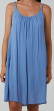 Load image into Gallery viewer, Denim Plaited Strap Cami Shift Dress
