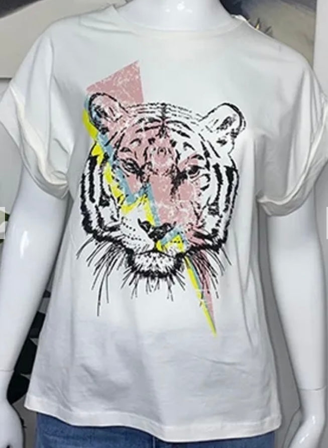 White tiger T-shirt