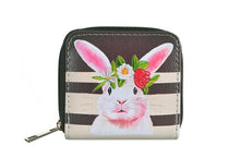 Load image into Gallery viewer, Berry cute pink rabbit purse
